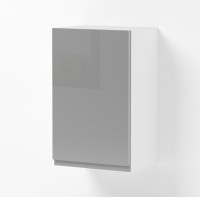 J-Pull - 450mm wide wall unit 1 door - Alpaca Grey Gloss