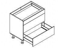 Body Diagram for Base drawer cabinet S90SZ3A for Kitchen 