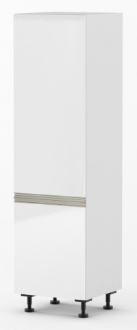 Venice - 600mm wide Pull-Out Pantry Cabinet - Venice Gloss White